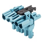 Compacte verdeler voor insteekbare gebouwinstallatie Wieland Compacte verdeler voor insteekbare gebouwinstallatie Wieland